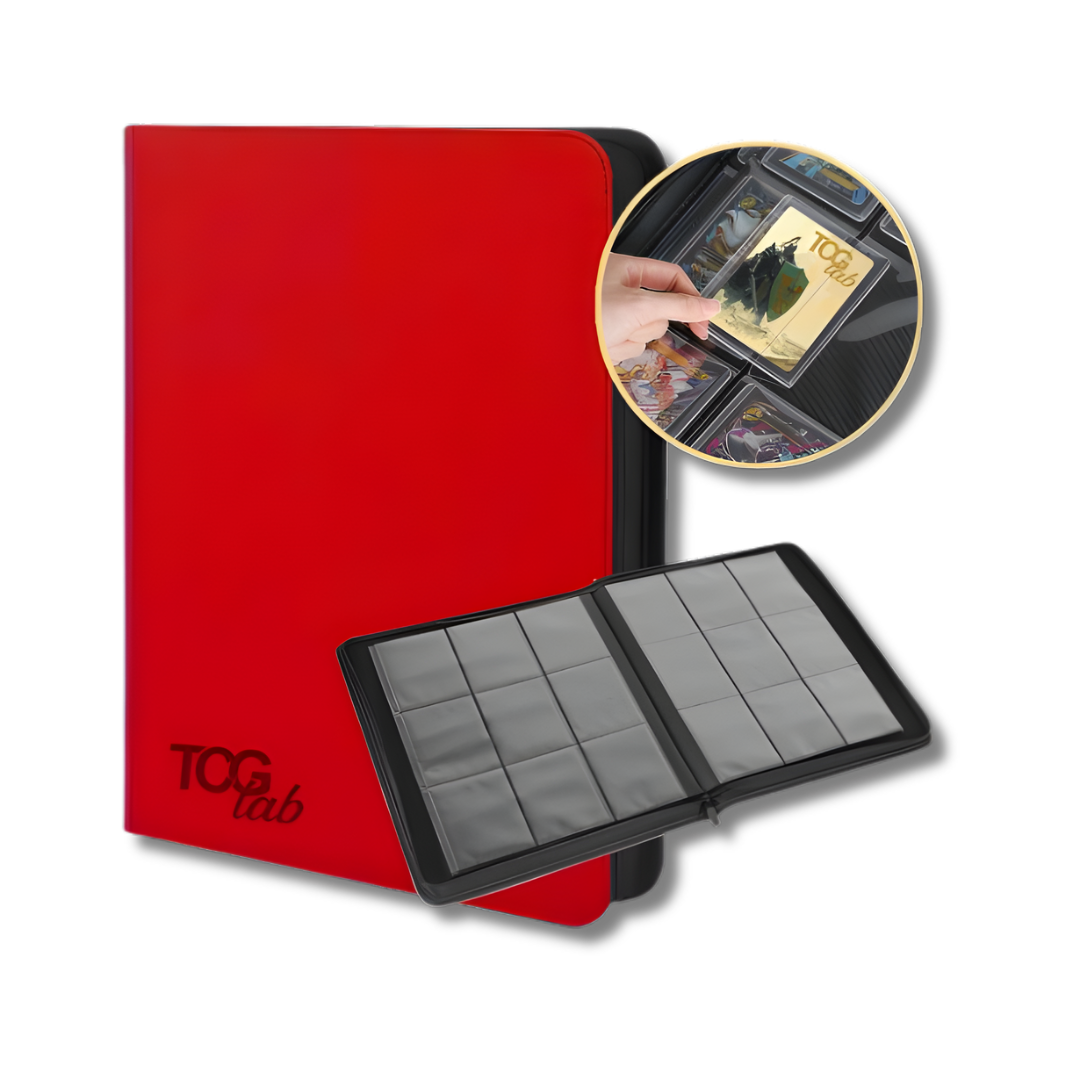 Album Raccoglitore Premium per Top Loader 9 Tasche 252 Slot - Red