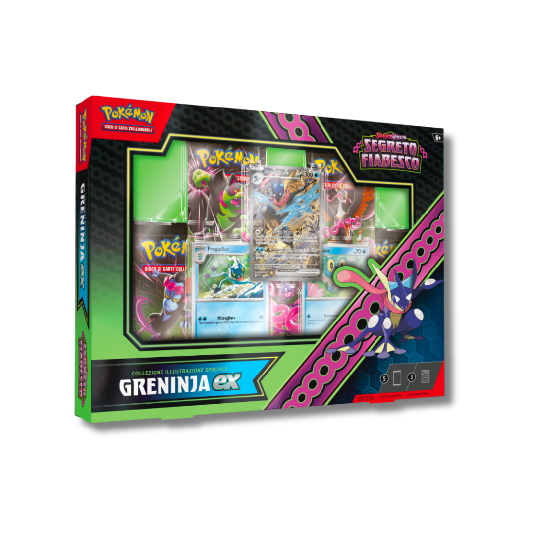 Pokemon Collezione Illustrazione Speciale Segreto Fiabesco Greninja EX (IT)