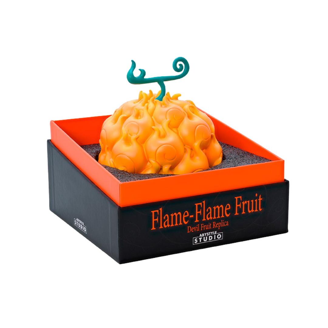 One Piece Replica Frutto Flame-Flame in Resina