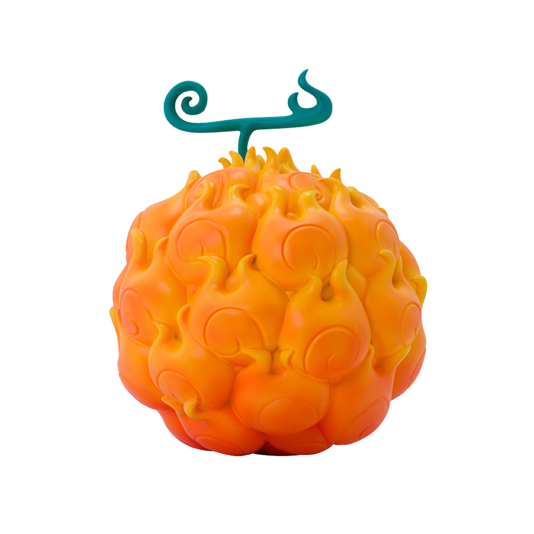 One Piece Replica Frutto Flame-Flame in Resina