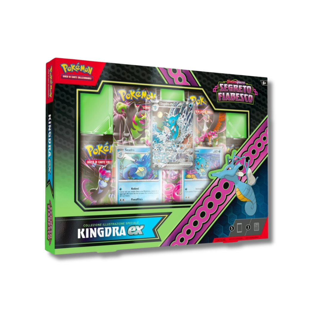 Pokemon Collezione Illustrazione Speciale Segreto Fiabesco Kingdra Ex (IT)