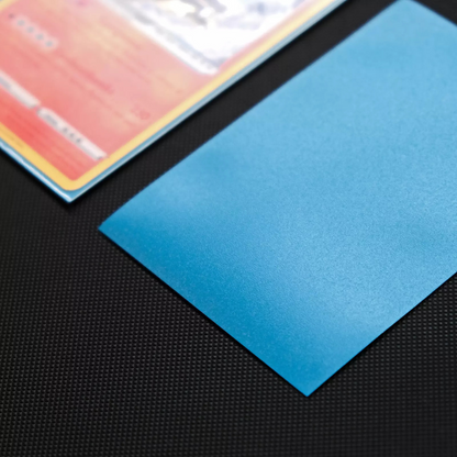 Matte Sleeves Blue 50 Bustine Protettive Trasparenti per Carte da Gioco