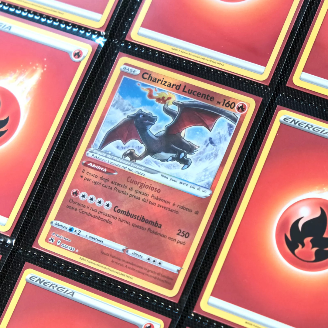 Matte Sleeves Red 50 Bustine Protettive Trasparenti per Carte da Gioco