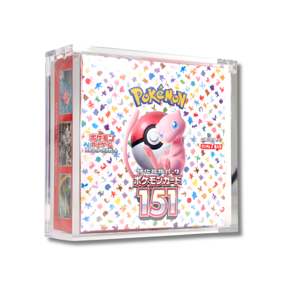 Case in Plexiglass Magnetico Trasparente Teca per Display 30 Buste Pokemon JP
