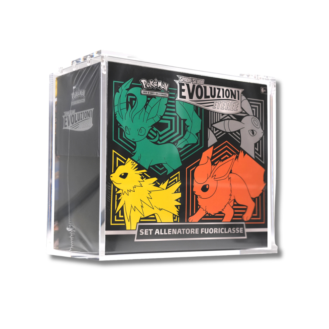 Case in Plexiglass Trasparente Teca per Set Allenatore Fuoriclasse