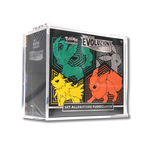 Case in Plexiglass Trasparente Teca per Set Allenatore Fuoriclasse