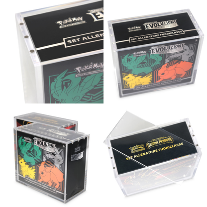 Case in Plexiglass Trasparente Teca per Set Allenatore Fuoriclasse